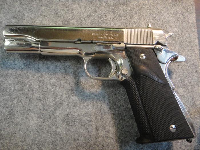 Ithaca Gun Co. Ithaca M1911 U.S Army Chrome .45 1940 1950