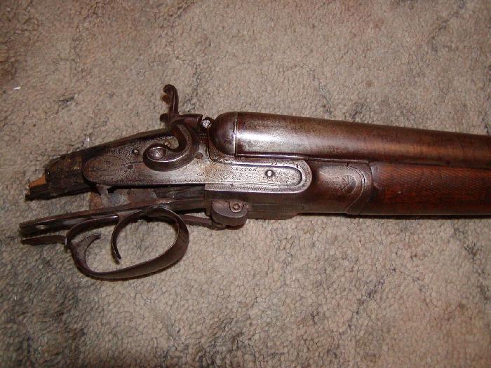 Saxton Double Barrel 12ga Hammer Gun For Sale at 8721641