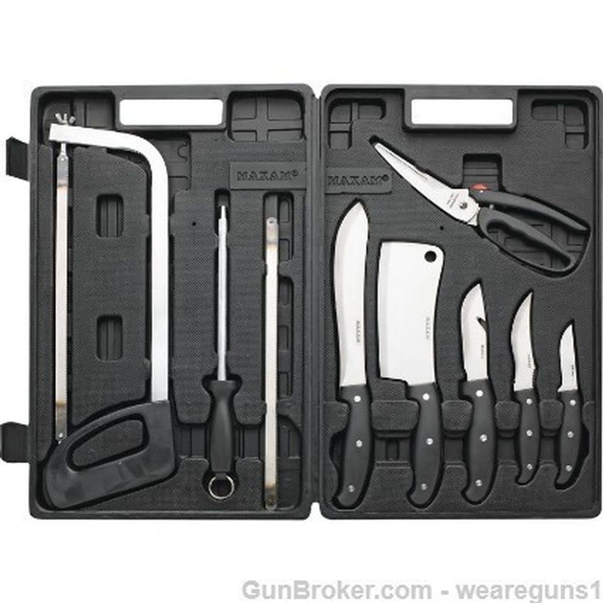 Maxam 12 Piece Game Processing Cutlery Set For Sale at
