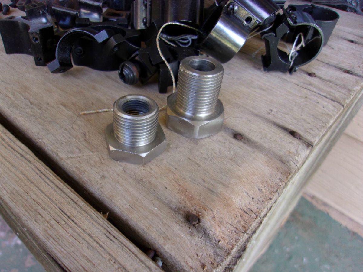 Gunsmith Lot, Parts And Accessories, Scope Rings, Slings, Oil Filter Adapters, Flea Market, Gun