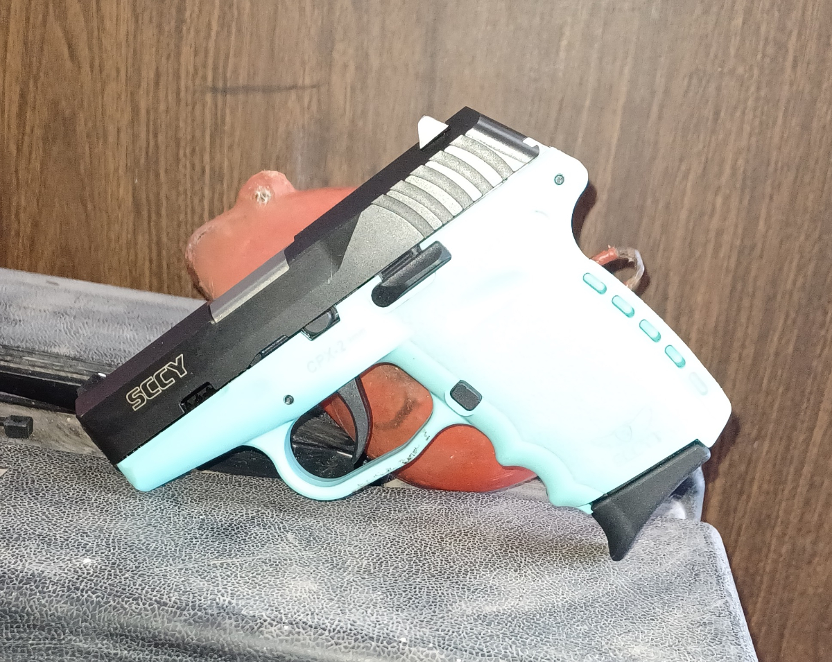 SCCY Industries SCCY CPX2 9mm, Tiffany blue, 20 shipping, penny start