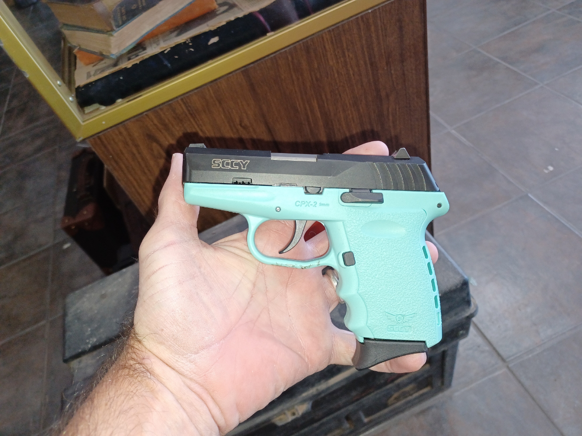 SCCY Industries SCCY CPX2 9mm, Tiffany blue, 20 shipping, penny start