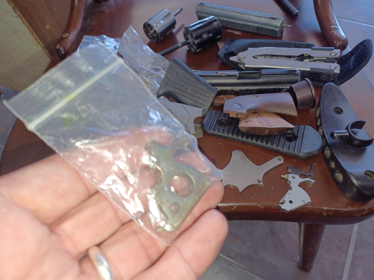 Smith & Wesson More gunsmith clean out parts. Smith cylinders, pot