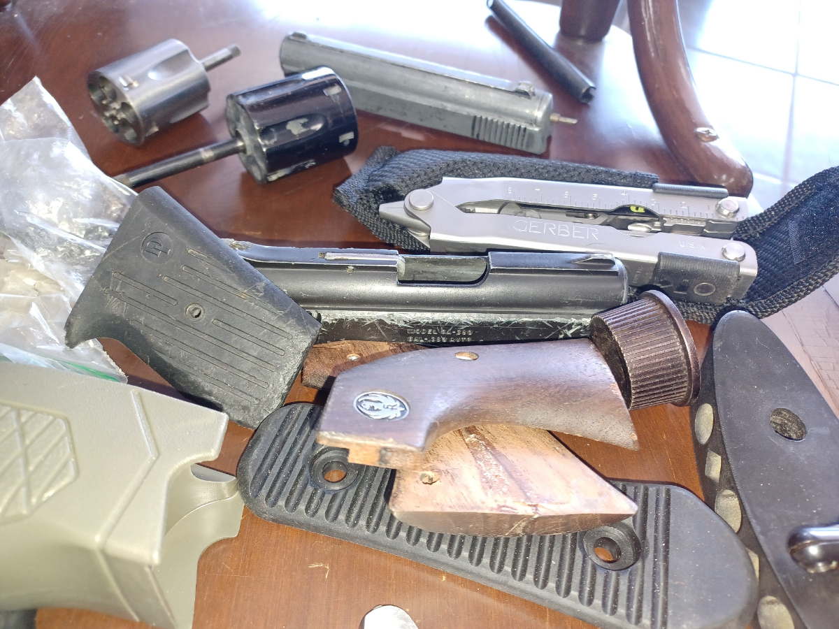 Smith & Wesson More gunsmith clean out parts. Smith cylinders, pot