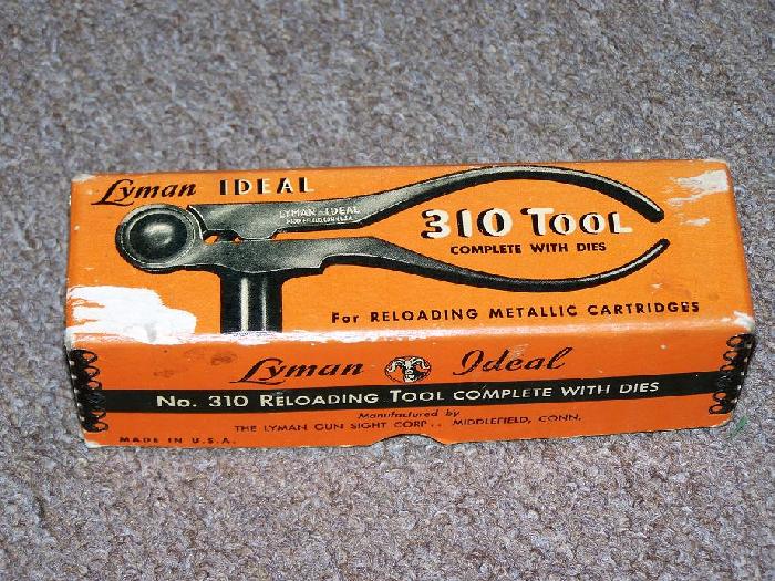 Lyman Ideal 310 reloading tool (hand press) W/dies