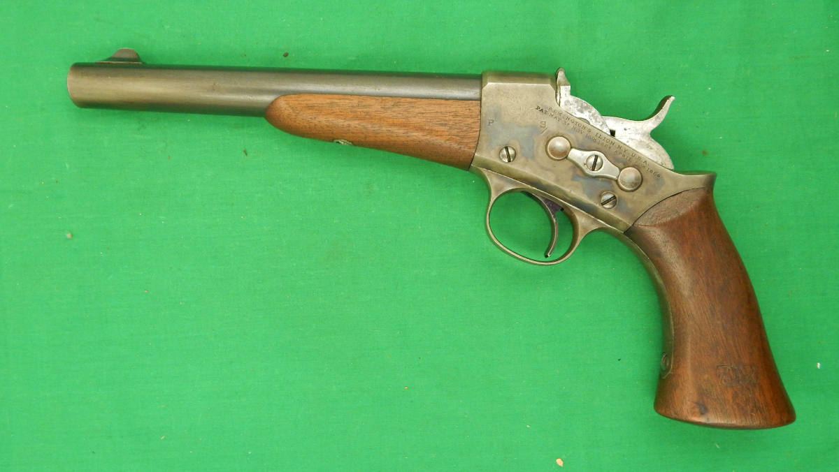 Remington S Remington Model 1871 Rolling Block Military Single Shot Pistol 50 Caliber 50 Bmg For Sale At Gunauction Com