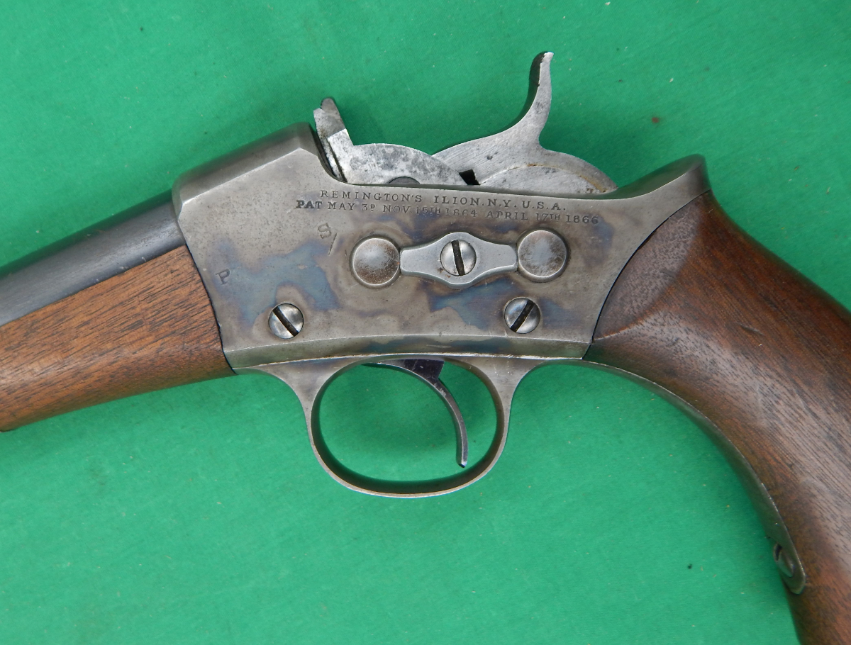 Remington S Remington Model 1871 Rolling Block Military Single Shot Pistol 50 Caliber 50 Bmg For Sale At Gunauction Com