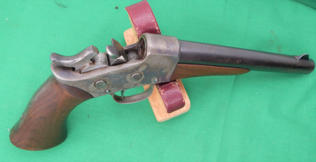 Remington S Remington Model 1871 Rolling Block Military Single Shot Pistol 50 Caliber 50 Bmg For Sale At Gunauction Com