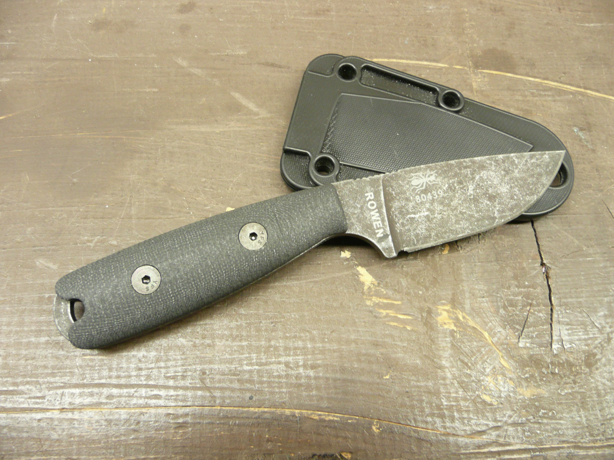 ESEE IZULAII Fixed Blade Knife, Black Oxide Finish, G10 Grip Scales, Authorized Dealer