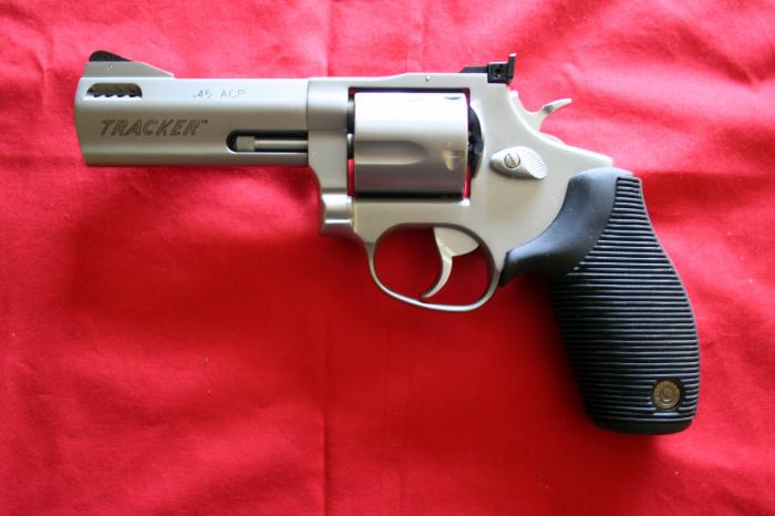 Taurus International Mfg. Co. - Tracker .45 ACP Revolver, stainless ...