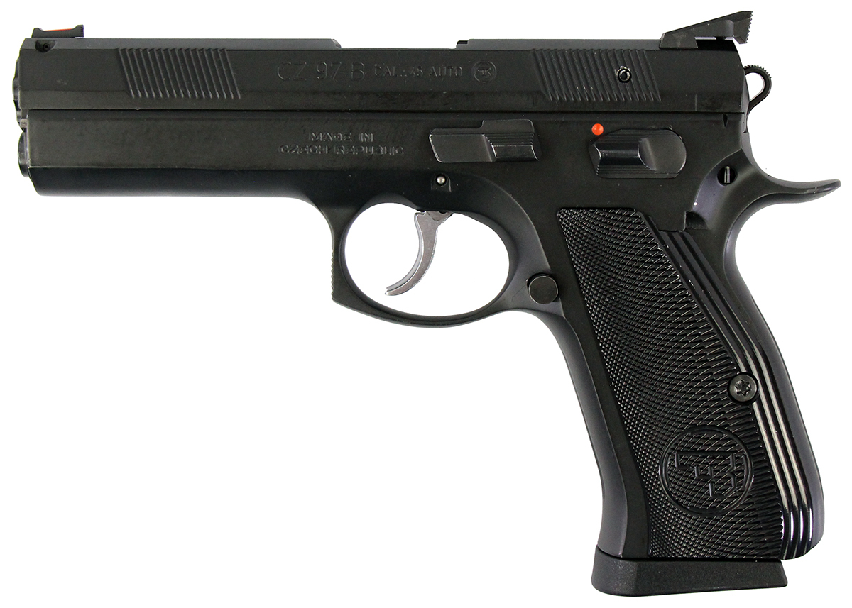 CZ USA CZ 97B .45ACP 4.65in Black Polycoat Pistol - 10+1 Rounds FACTORY ...