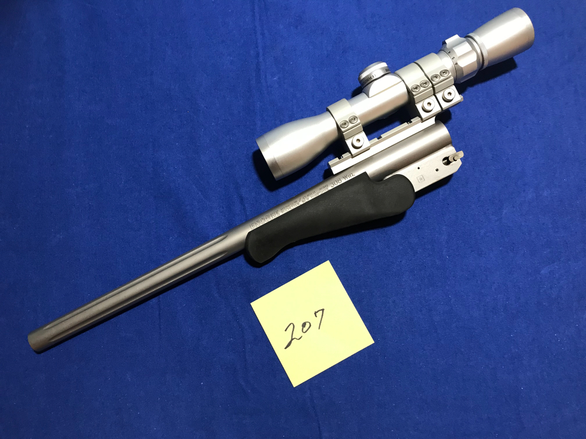 Thompson Contender Encore Stainless 15 Barrel In .308 Win. Scope Is