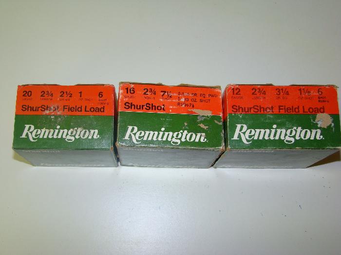 Remington Shurshot Field Loads 12,16, And 20ga. For Sale at GunAuction ...