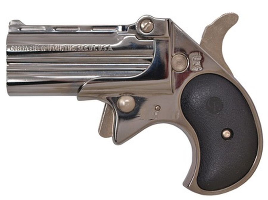 Cobra Enterprises Cobra Big Bore 9mm Derringer Chrome W/Black Grips 9 ...