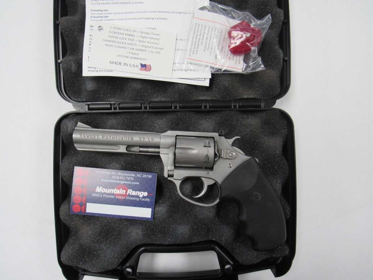 Charter Arms Pathfinder 22 Lr Six Shot Life Time Warranty Made Usa .22 ...