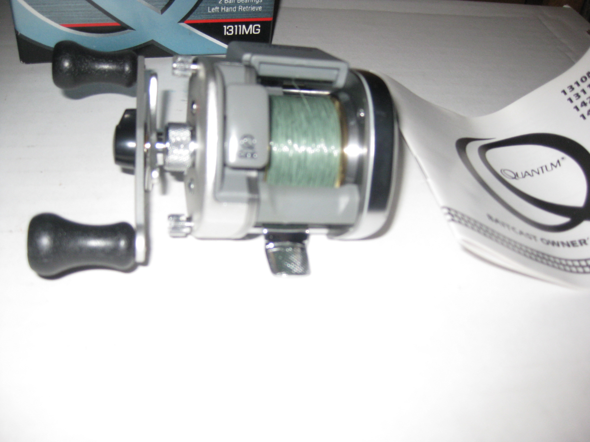 Pictures 2 Zebco, Quantum Model 1311MG, Left Hand Retrieve, Baitcast
