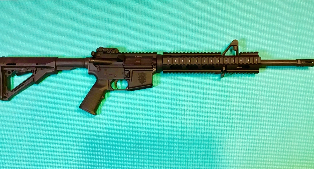 Palmetto State Armory SOG - CUSTOM BUILT AR in 6.8 SPC LIKE NEW WITH COLLAPSABLE STOCK 6.8mm Remington SPC - Picture 5