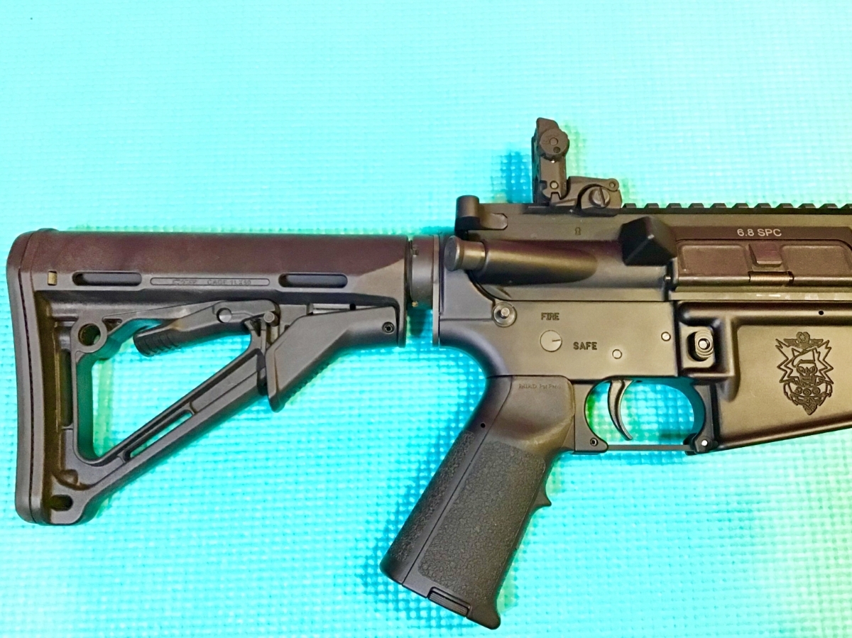 Palmetto State Armory SOG - CUSTOM BUILT AR in 6.8 SPC LIKE NEW WITH COLLAPSABLE STOCK 6.8mm Remington SPC - Picture 9