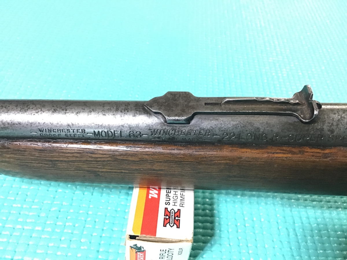Winchester MOD 63 SEMI AUTO DOM 1936 TAKE DOWN MODEL .22 LR - Picture 2