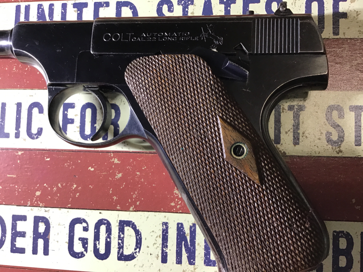 Colt pre-woodsman manufacture date 1922 very good condition 22 long ...