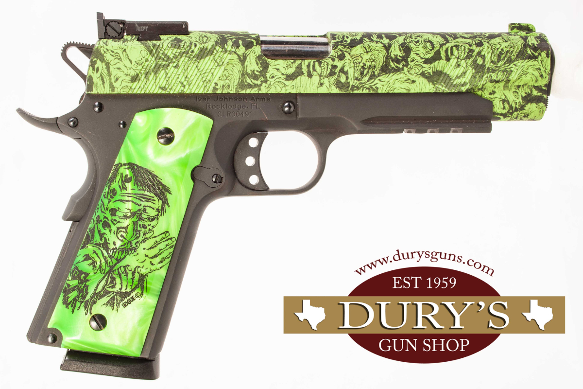 Iver Johnson 1911 Zombie Used Gun Inv 212841 .45 Acp For Sale At 