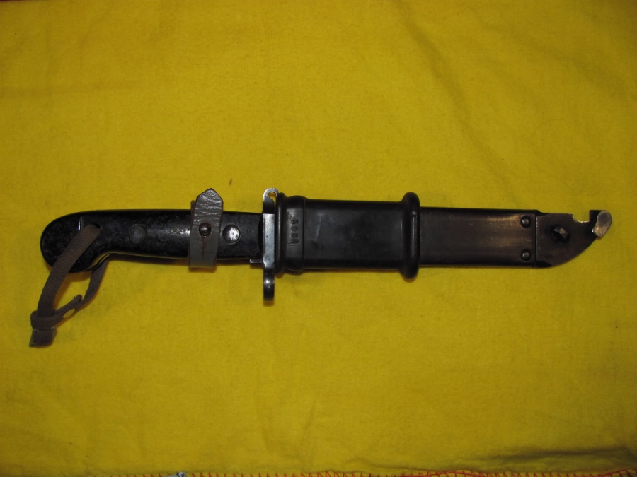 East German AKM 59 Bayonet and Sheathe original