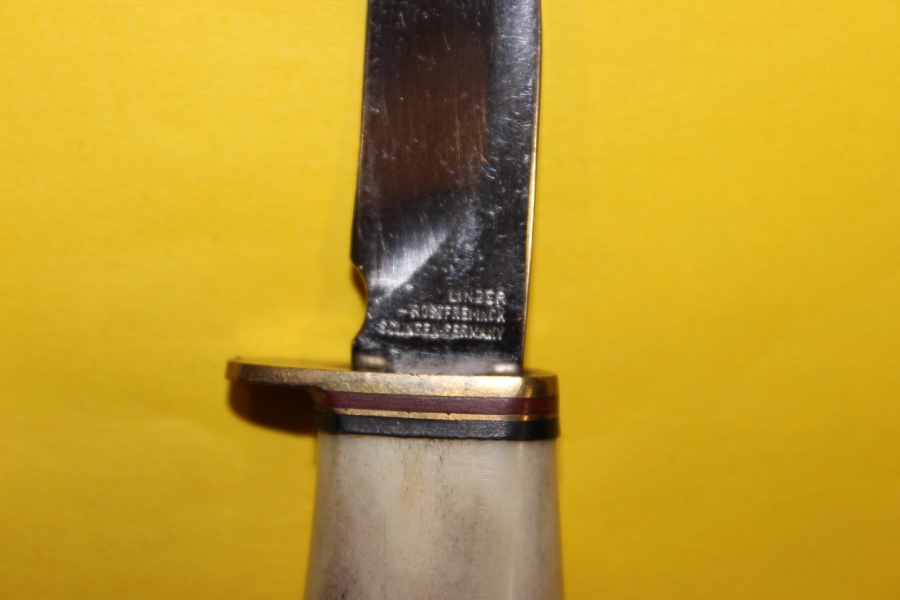 Linder Miniature Stag Handle Hunting Knife For Sale at GunAuction.com ...