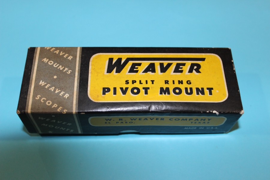 Weaver Pivot Mount 3/4 Rings No. 156, In Orig. 1" Box For Sale at