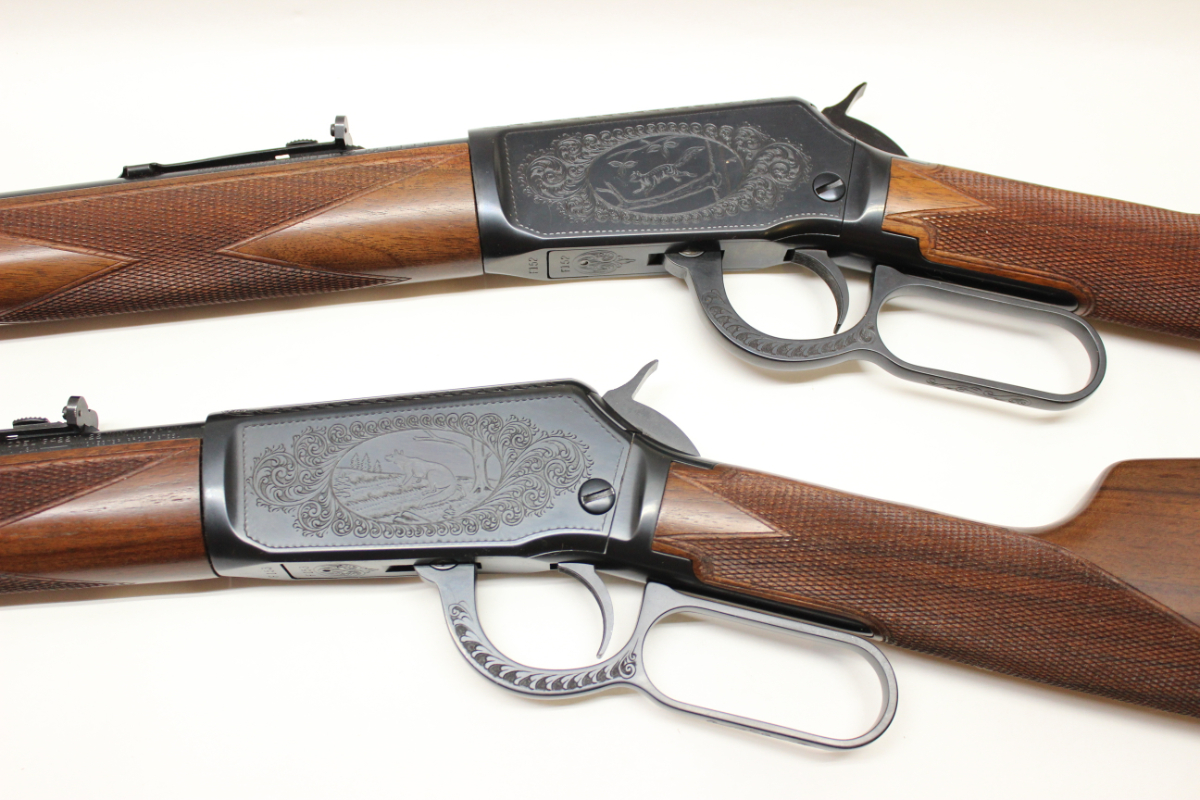 Winchester Model 9422 Engraved Set S/N 152 & 153 Nick Kusmit .22