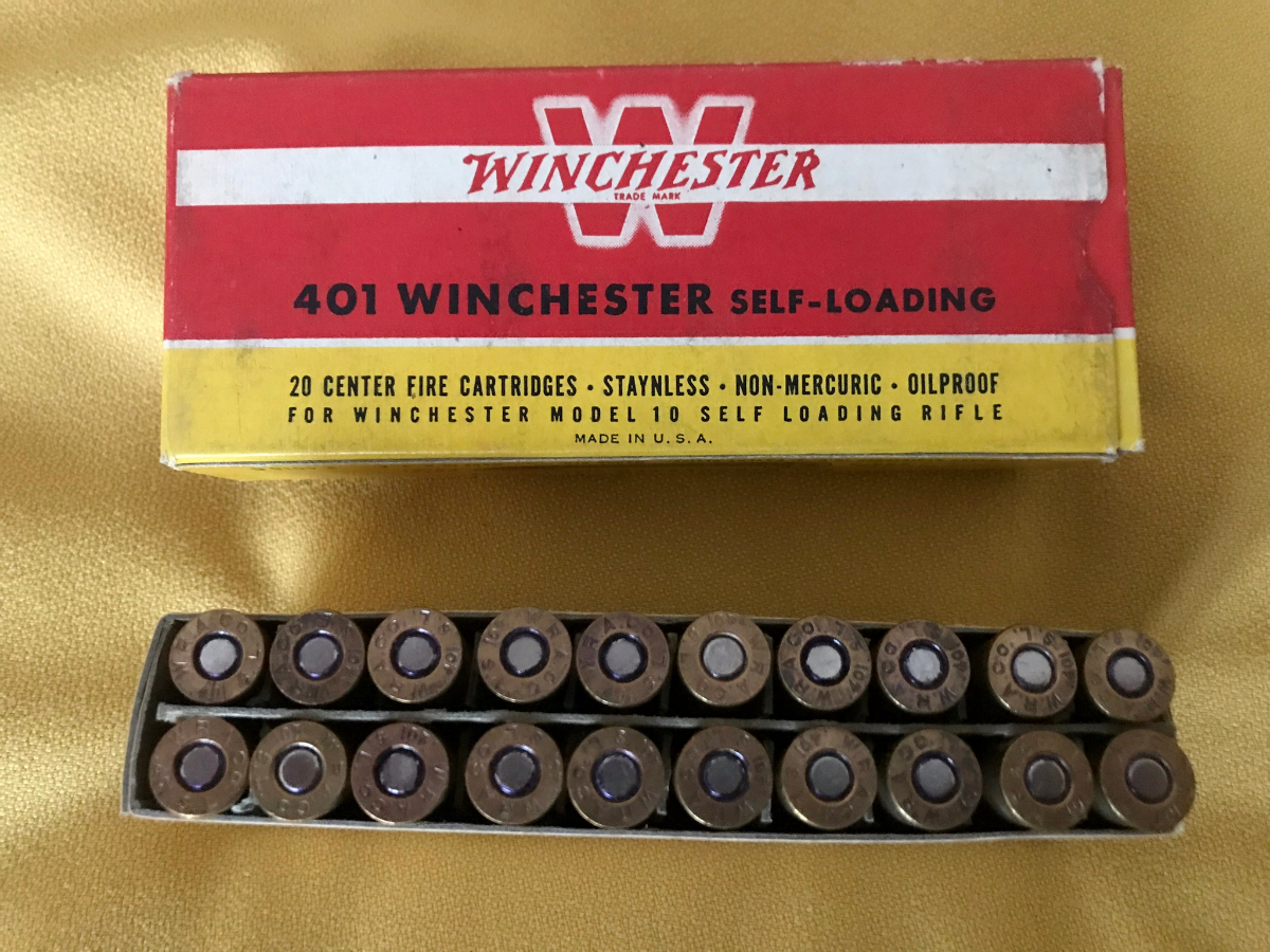 Winchester 401 Self-Loading 20 Round Box 15066870 - GunAuction.com