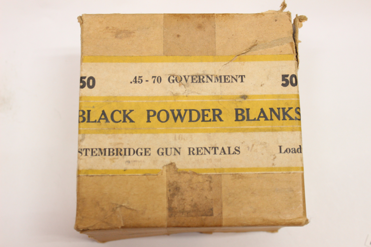 Single Shell Stembridge Gun Rental 45-70 Blanks For use in the Movies ...