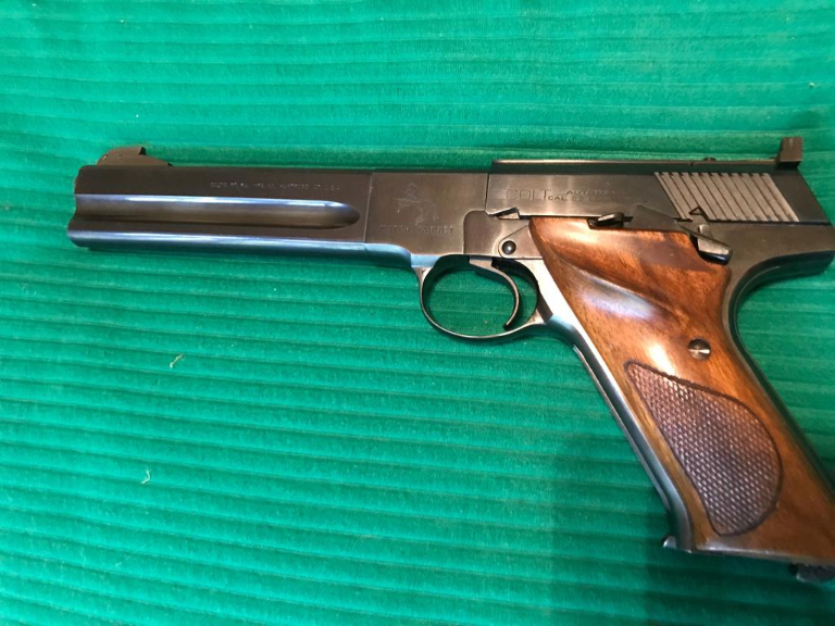 Colt Woodsman Match Target 22 Lr Pistol .22 Lr For Sale At Gunauction 