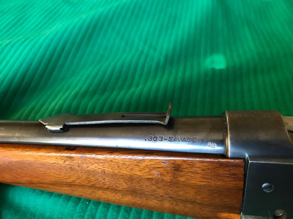 Savage Model 99 Lever Rifle 303 Savage .303 Savage 16878393 ...