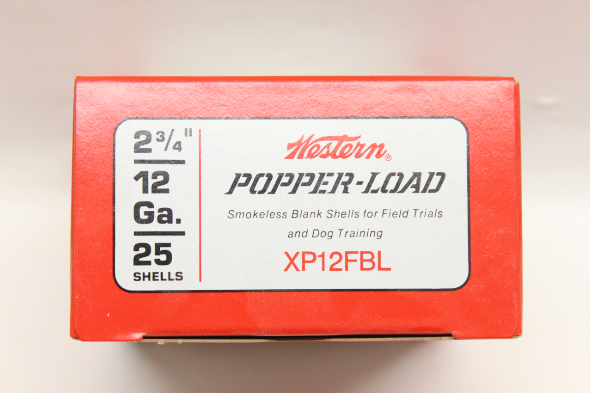 Winchester Western 12GA Popper Load Dog Training Box 30 years old now