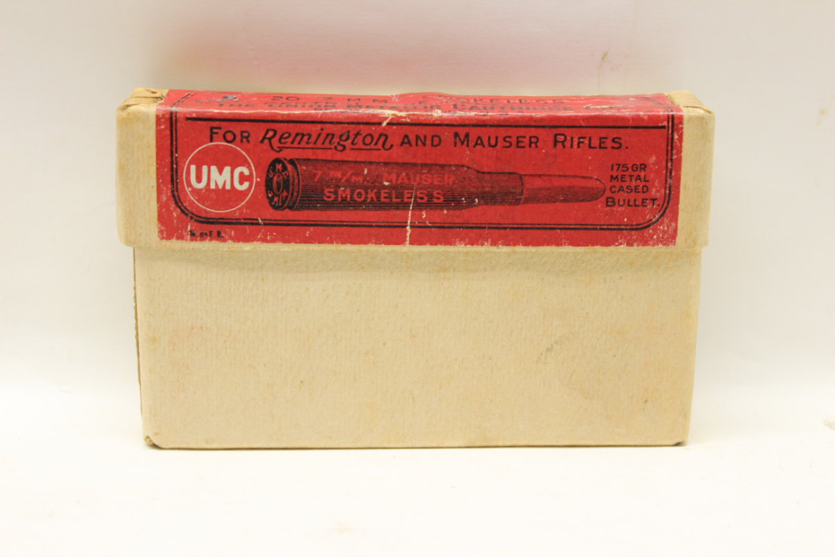 Union Metallic Cartridge Co UMC 7mm Mauser 7mm Remington Smokeless 2pc ...