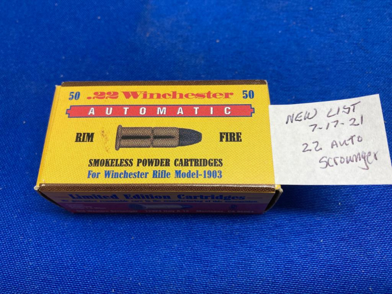 Old Western Scrounger 22 Win Automatic Ammo 22 Lr For Sale At   20210722131506 8811 