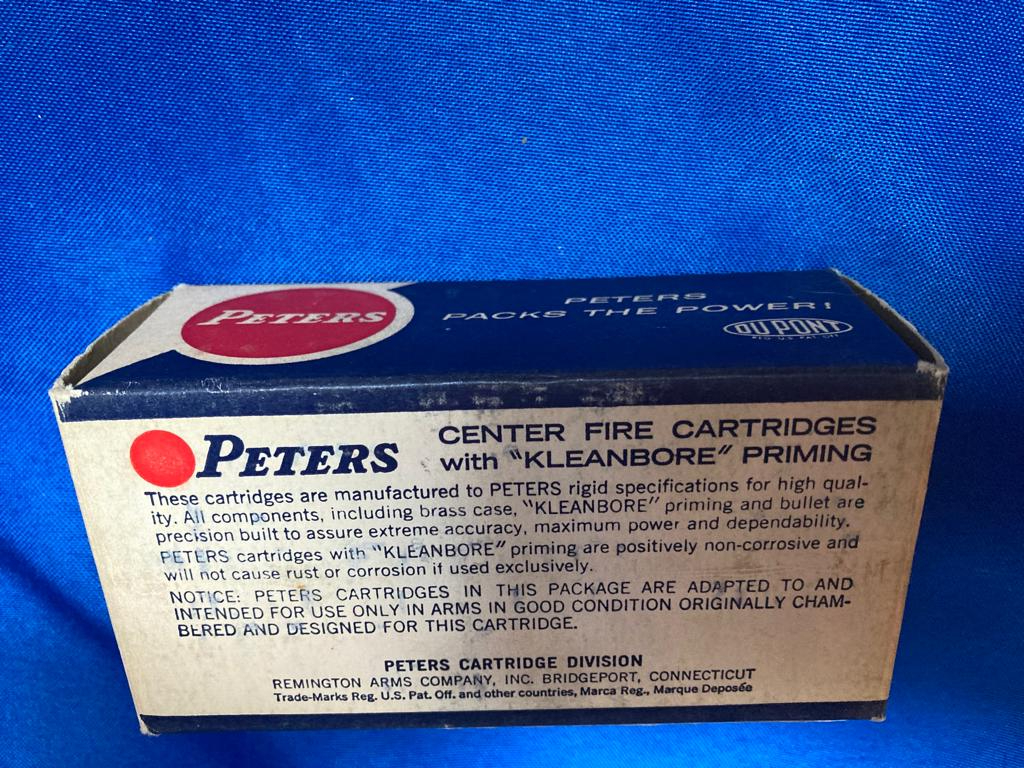 Peters Cartridge Company Peters Vintage 30 Carbine Box .30 Carbine ...