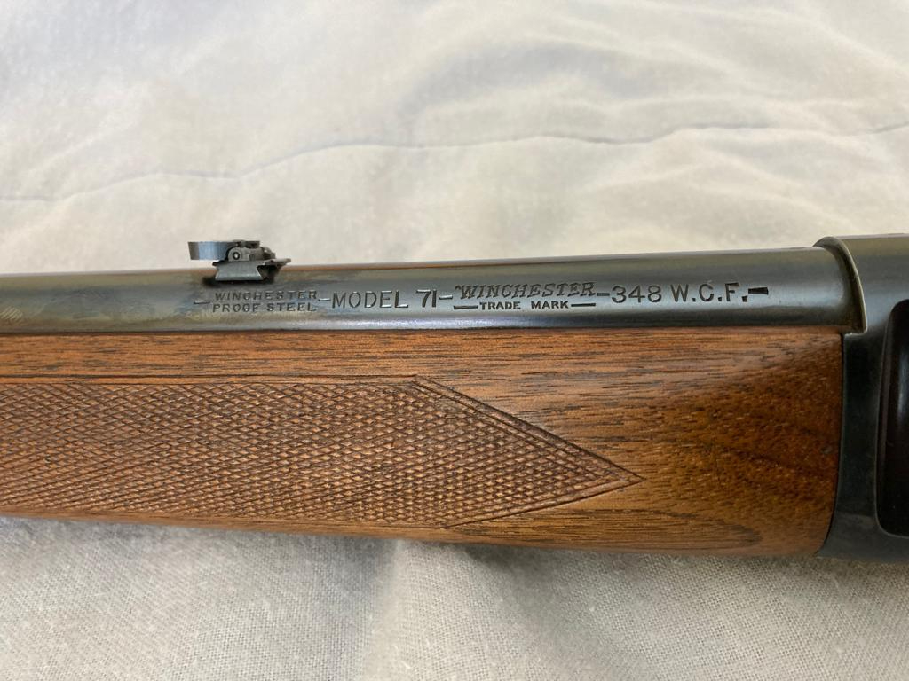 Winchester Model 71 .348 WCF Pre-War Deluxe Circa 1937 .348 Win. - Picture 7