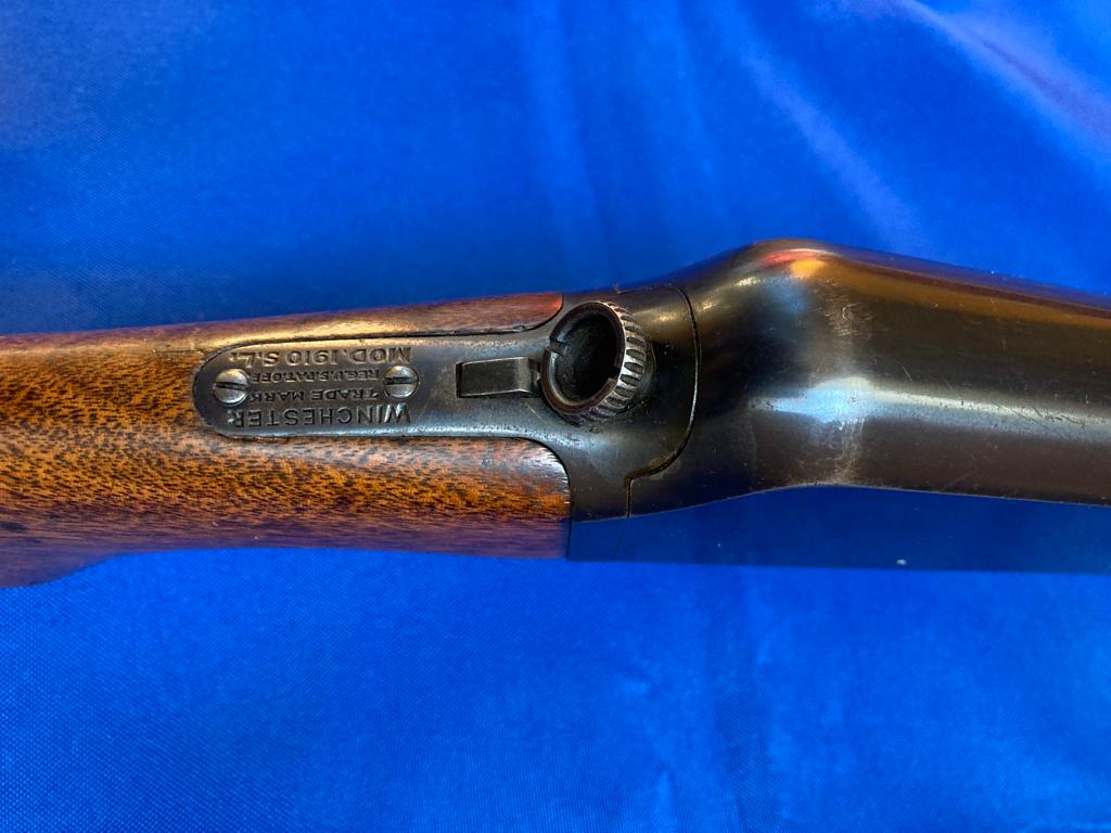 Winchester Model 1910 .401 WSL Early Rifle with Nice Sight Original .40 S&W - Picture 4