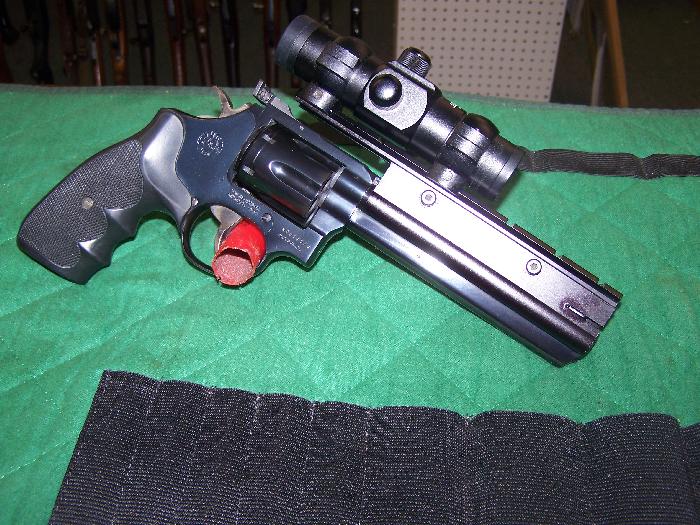 Taurus 686 357 Mag With Red Dot 6 Inch Barrel For Sale at GunAuction ...