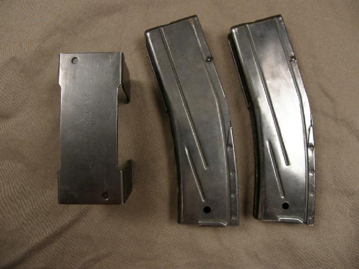 Pair 30 Rnd M1 Carbine Magazines & Jungle Clip For Sale at GunAuction