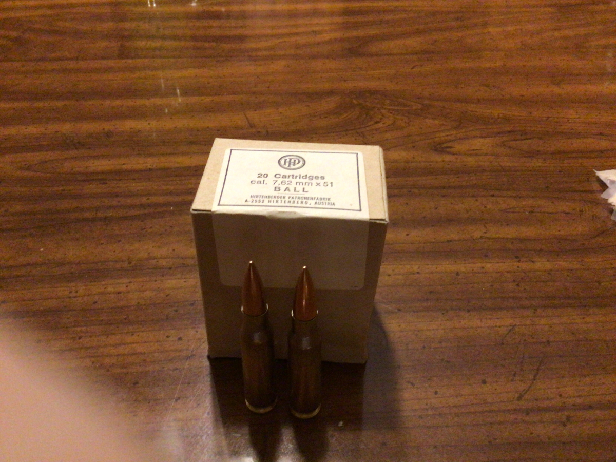 Hirtenberger patronenfabrik 7 62x51 ball ammunition for sale at