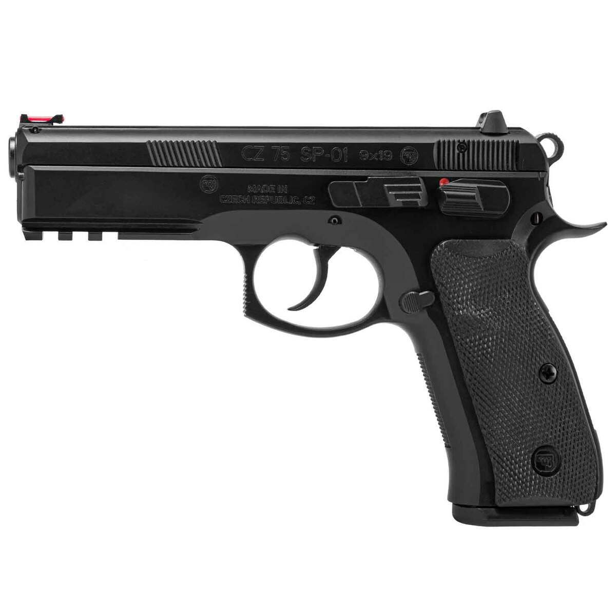 Cz Usa 75 Sp-01 9mm Luger 4.6in Tactical Black Polycoat Pistol 3- 10+1 ...