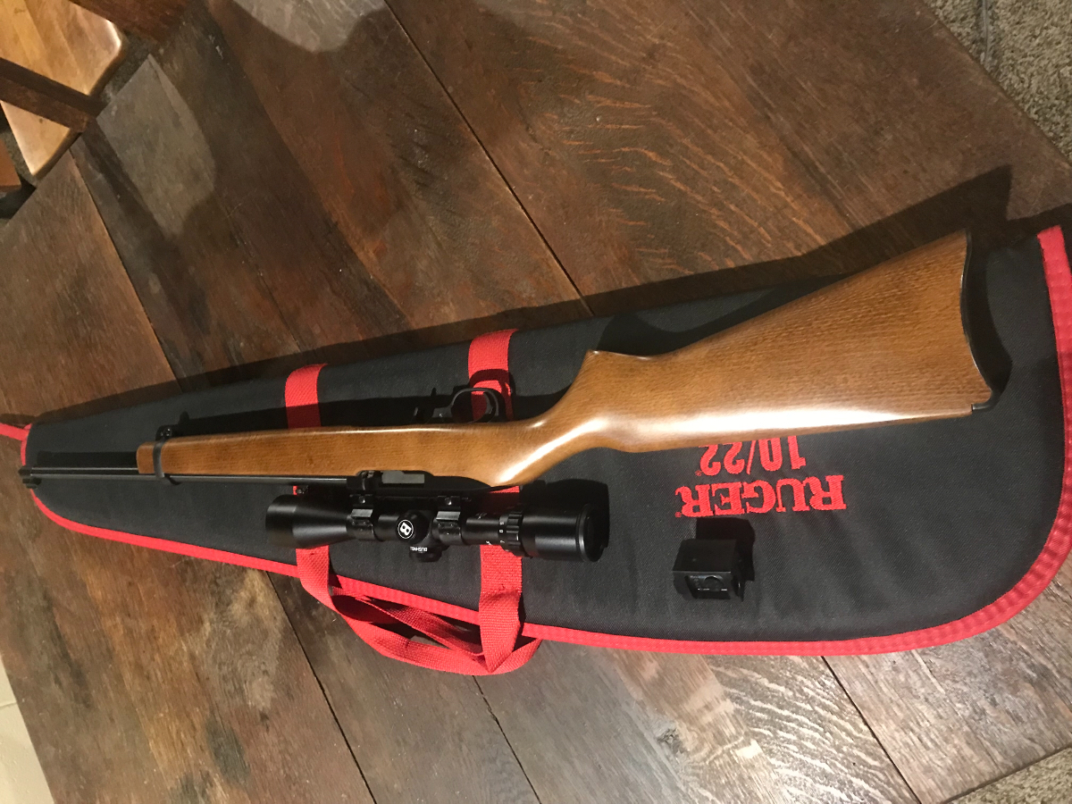 Ruger 1022 with Scope, extra Mag and Case