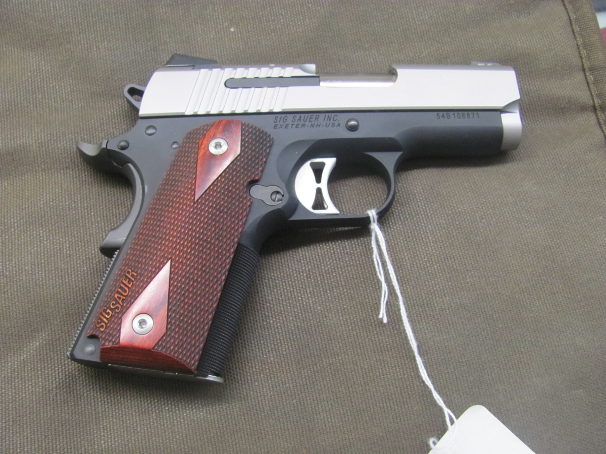 Sig Sauer P1911 Tradaitional, Ultra Compact, 9mm Pistol Like New 9mm ...