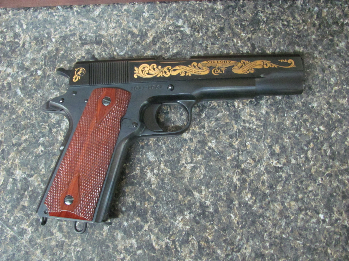 Colt Govt Model John Browning Commemorative 45 Cal Pistol 45 Acp For Sale At 7637