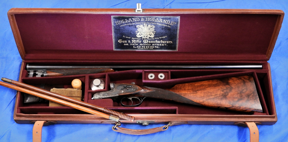 Holland & Holland Royal Sidelock SxS Game Gun circa 1955 Excellent