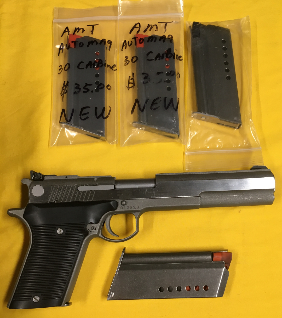 AMT Automag III .30 Carbine semi-auto 17062544 - GunAuction.com