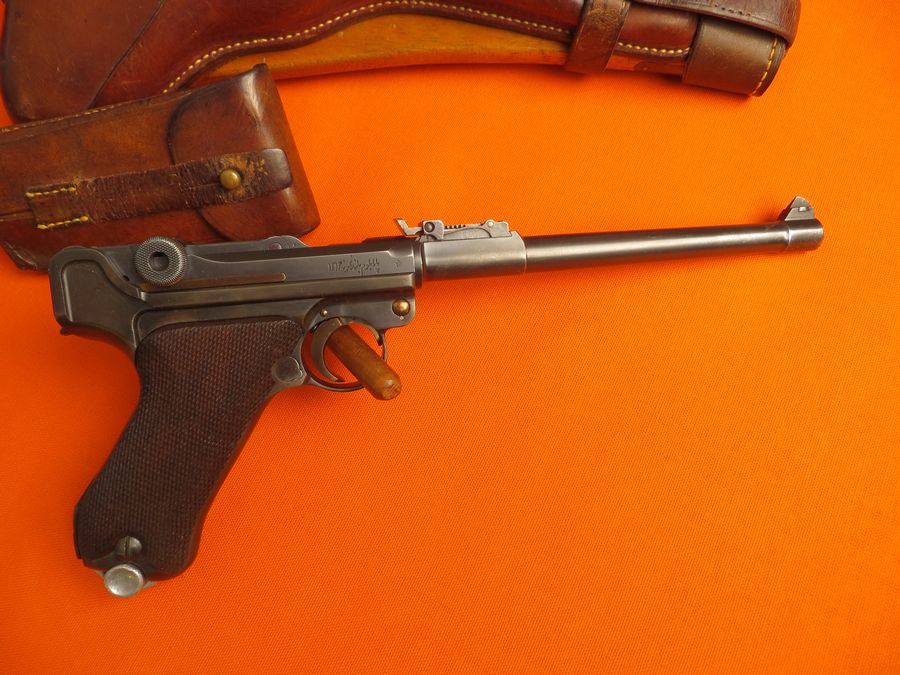 Persian - Persian Artillery Luger with Holster Board, rare. - Picture 2