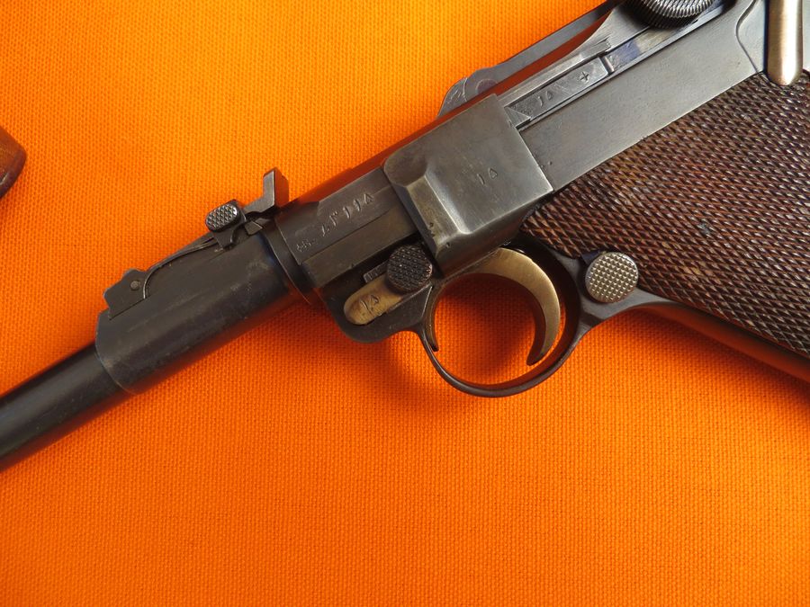 Persian - Persian Artillery Luger with Holster Board, rare. - Picture 6